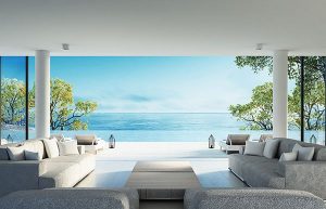 Living Room with an Ocean View