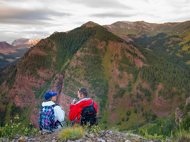 Enjoying the view in Snowmass, Aspen